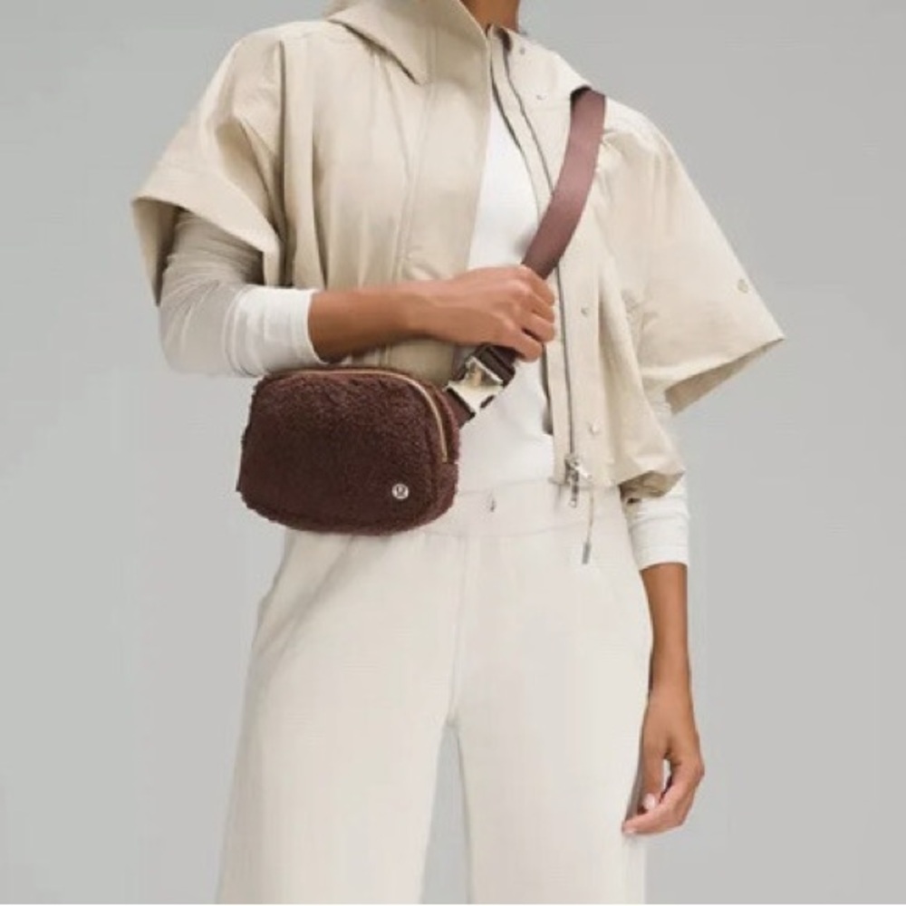 Lululemon Brown Fleece Everywhere Belt Bag